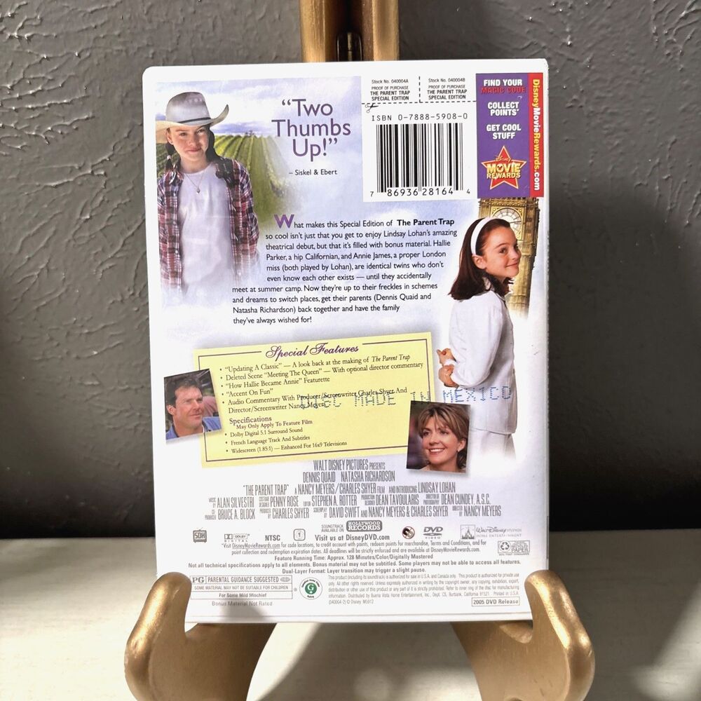 The Parent Trap (DVD, 1998) Lindsey Lohan - Picture 2 of 4